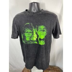 Comfort Colors Green Horror Graphic Tee Size Small
